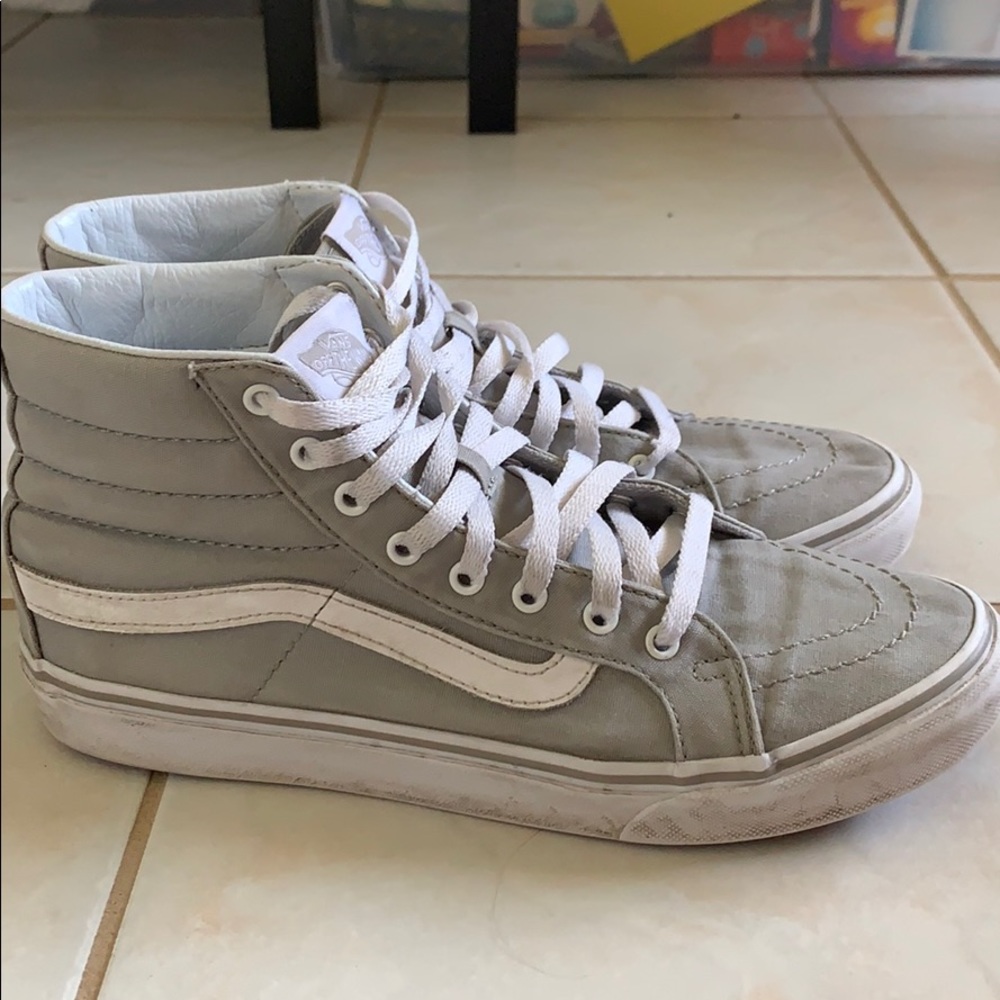 Vans gray Sk8-Hi Slim